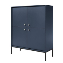 Høj kommode Mono mørkeblå