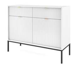 Hvid smal kommode VOLARE