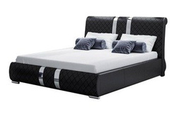 Seng 140x200 med opbevaring sort Niko