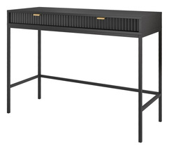 Sort skrivebord med lådor VOLARE