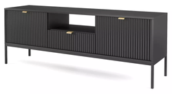 Sort tv-bænk VOLARE