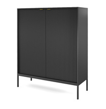 Sort høj kommode VOLARE