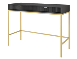 Sort skrivebord med lådor VOLARE