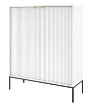 Høj kommode hvid VOLARE