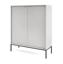 Grå høj kommode VOLARE