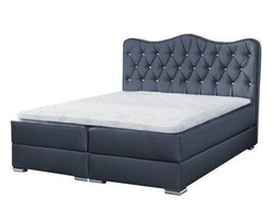 Luksus kontinentalseng med madras 180x200 grå Sultan