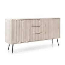 Beige riflet kommode, 168 cm CALMA