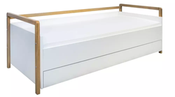 Seng med skuffe 80x180 hvid VICTOR