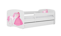 Seng med madras og skuffe 180x80 BABY DREAMS Princess