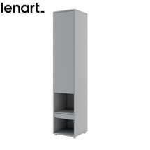 Bogreol til skabsseng grå mat Bed Concept BC-07