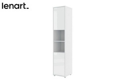 Bogreol til skabsseng hvid højglans Bed Concept BC-08