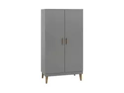 Børnegarderobe grå KUBI