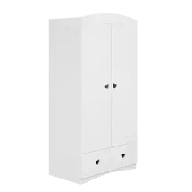 Hvid garderobeskab børn JULIETTA