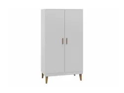 Børnegarderobe hvid KUBI