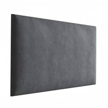 Polstret vægpanel 40x70 grafit LUX
