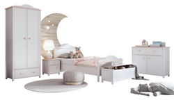 LUNA 1 børnemøbler, kommode, natborde, garderobeskabe, møbler