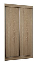 Skydedøre garderobe sonoma TOP 25-100