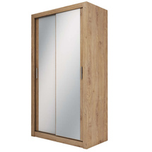 Todørs garderobe med spejl 120 cm eg shetland IDEA 18