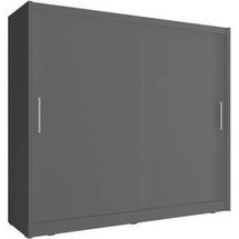 Grafit garderobeskab 200 cm Wiki