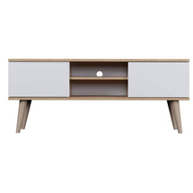 TV bænk 120 hvid/ eg artisan TORONTO