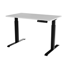 Hvidt skrivebord justerbart MONET