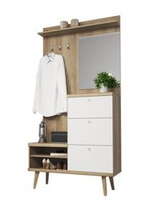 Entremøbel-skoskab med spejl 110 cm PRIMO