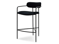 Velour hocker sort/sorte ben VIDAL