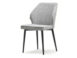 Moderne stol med grå/sorte ben GASPAR