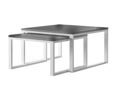 Havebord 2i1 grå MONAKO