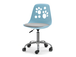 Kontorlænestol blå/grå FOOT-ben