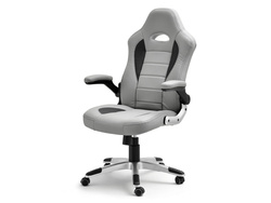 Grå/sorte ben RACER-gamingstol