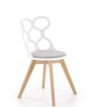 Hvid designstol K308