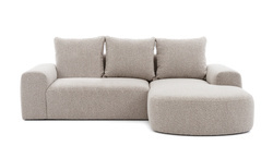 Lille hjørnesofa beige højre ARES