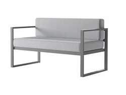 Havesofa grå/ grå MONAKO
