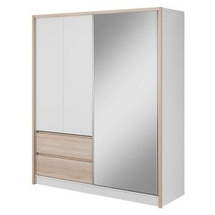 Garderobeskab Sara 200 cm med spejl