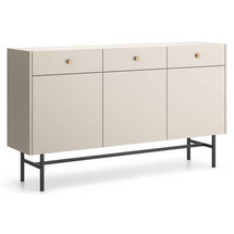 Beige kommode med skuffer 155 cm SPELLO