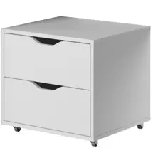 Skuffesektion til skrivebord hvid MATINO