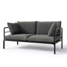 Sofa til have 150 cm grafit VELUCCI