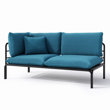 Have chaiselong blå VELUCCI