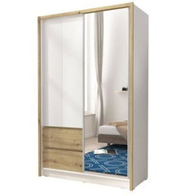 Hvid garderobeskab Sara 150 cm 