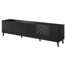 TV bord sort 200 cm ABETO