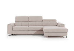 Hjørnesofa med beholder beige ASTI MINI