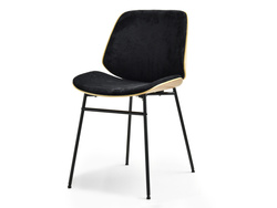 Moderne stol sorte ben sort/natur eg JORDI