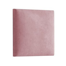 Polstret vægpanel 30x30 dusty rose LUX