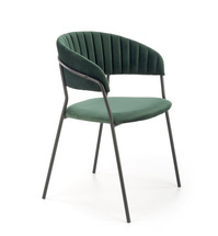 Grøn velour stol K426