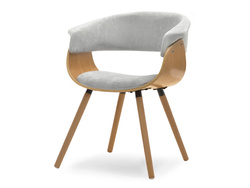 Egetræsstol med ben af naturligt egetræ/aske ELINA