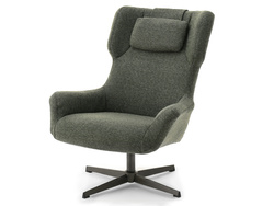 Lænestol med ben i grøn grafit IRVING