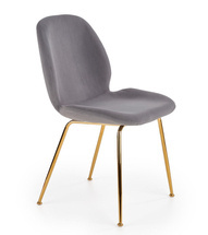 Grå spisestol velour K381