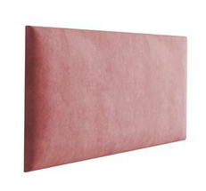 Polstret vægpanel 40x70 dusty rose LUX