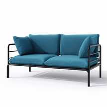 Sofa til have 150 cm blå VELUCCI